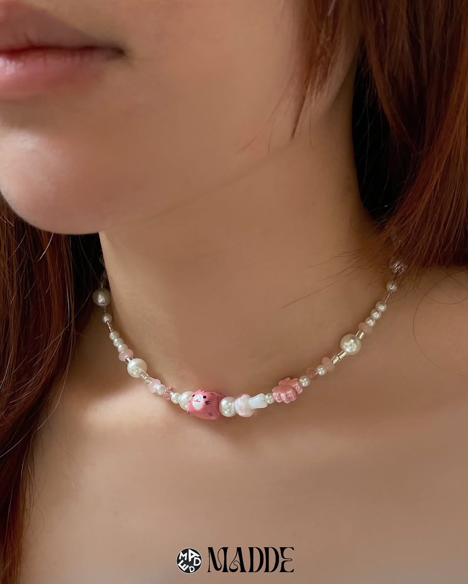Lucky Charm Cat Bead Necklaces collection